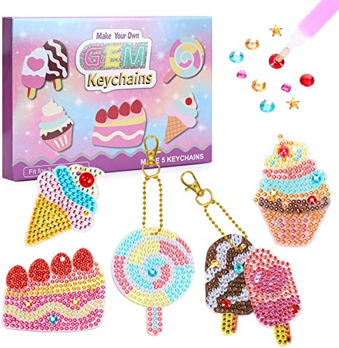 Geschenk Mädchen 6 7 8 9 10 11 Jahre, Bastelset Kinder ab 6 Jahre Diamond Painting Kinder Geschenke für Mädchen Basteln Mädchen 6 7 8 9 10 11 Jahre Mädchen Geschenke 7 Jahre Bastelsets für Kinder