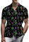 Stazary Neonhemden für Männer, Button-Up-Shirts, Herren-Neonhemd, Hawaii-Hemd für Männer, Strandhemden, Neonkleidung, 80er Jahre Neon Bier, L