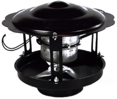 Chimney draft inducer, 60W/80W/100W/120W Electric Chimney Fan Flue, Chimney Cowl Cap, Chimney Ventilation Fans Chimney Induced Fan for Barbecue Air Extractor D