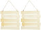 Rayher Holzschild aus Latten, zum Hängen, Blanko Holzbild zum Bemalen und Gestalten, 30,5x31,6x1,5cm, natur, FSC Mix Credit, 62865505 (Packung mit 2)