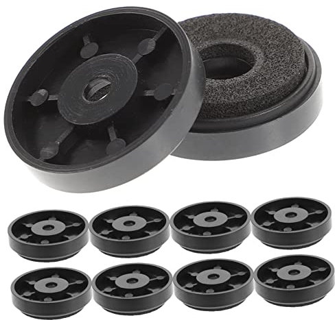 BESTonZON 10pcs Turntable Isolation Platform Pads 30x8mm Speaker Isolation Feet for Hifi Audio Equipment and Subwoofer Reliable Shock Absorber Foot Pads