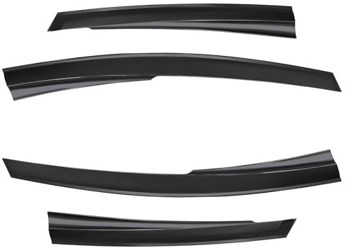 D2P 4Pcs Of Wind Deflectors Replacement Front & Rear Compatible With 2009-2017 Ford Fiesta MK6 HB 5D Replaces 2614200