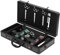 Barbiere Salon Stylist - Valigetta da parrucchiere, stile salone con valigia, organizer per attrezzi, per trimmer di stoccaggio, con grande capacità, 55 x 27 x 10 cm, colore nero