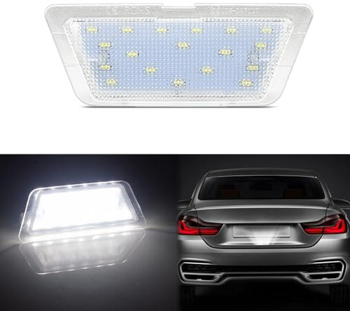 BHZNGD Nummernschildbeleuchtung hinten, 1 Stück, fehlerfrei, 12 V DC, 6000 K, weiße Nummernschildbeleuchtung, kompatibel mit Opel Astra G 1998-2004