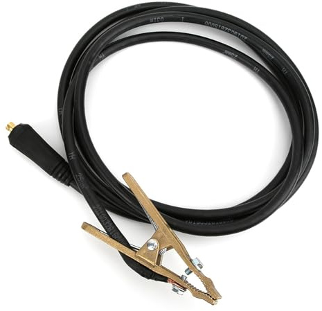 Earth Terminal 260A Wig Welding Brass Ground Clamp MMA ARC Welding Machine Grounding Clamp 3 Meters, Default