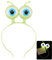 O-Kinee Alien Augen Haarreifen LED,Leuchtender Haarkranz,Blink Kopfschmuck Stirnbänder,LED Haar-Accessoires für Geburtstag,Festivals,Fasching,Party Dekor