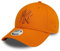 New Era MLB New York Yankees Cap für Frauen und Mädchen tonales Logo verstellbar NY Kappe orange - One-Size