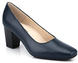Uniform-Shoes Midnight Blue Leather Pumps für Damen Munich 38.5 - SEDEX-Mitglied Fabrik; LWG-zertifizierte Lieferanten; Made in Portugal;