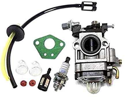 Vergaser für Motorsense 52 cc 49 cc 43 cc mit Dichtschlauch für Zündkerze
