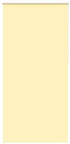vidaXL Verdunkelungsrollo Gelb 90x210 cm Stoffbreite 85,7 cm Polyester, Rollo, Klemmfix, Thermorollo, Verdunklungsrollo, Klemmrollo, Fensterrollo