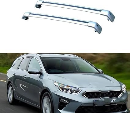 RenCehn Dachträger für Kia Ceed Sportswagon Ceed SW Estate 2018-2022, Abschließbare Anti Diebstahl Auto Dachstangen.