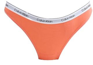 Calvin Klein Damen Thong 000qd5043e Tanga, Orange (Coral Pop), S