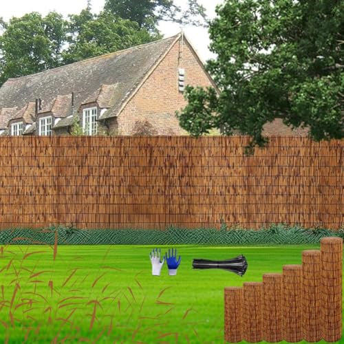 Générique Brise Vue Jardin 100cm-180cm Canisse Bambou Clôture Jardin Brise Vue Brise-Vent Terrasse Natte De Roseau Idéal pour Les Terrasses(170x1000cm)