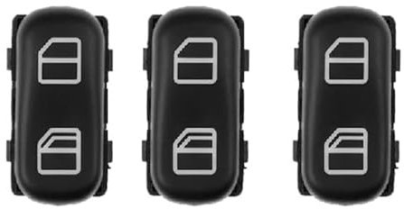 Botón Elevalunas Para Mercedes Para Sprinter Para Vito 1995-2006 10942503 5 Pines Interruptor Botón Elevalunas Eléctrico Individual Consola 3 Piezas
