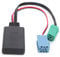 Yosoo Health Gear Câble Audio de Voiture AUX, Mini ISO 6pin 8pin Connecteur Bluetooth Récepteur Bluetooth 5.0 AUX pour Clio/Espace / / Laguna