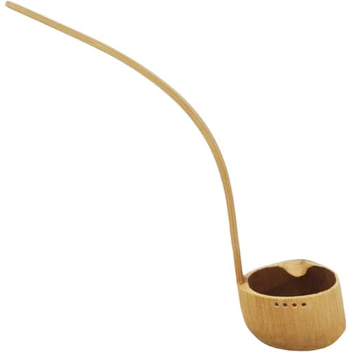 Uzztfa Louche À en Bambou, Style Chinois, Longue Poignée, Cuillère, Hishaku, pour Maison, Le Sauna, Le Jardin, Accessoire pour Cérémonie du Thé