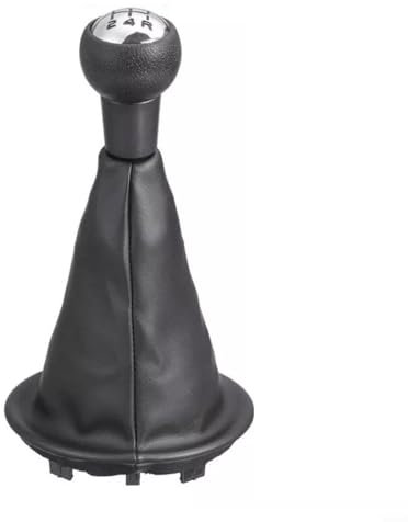 Fauhapyway Berlingo - Pomo de palanca de cambios manual de 5 velocidades para coche, con cubierta antipolvo para palanca de cambios, color negro