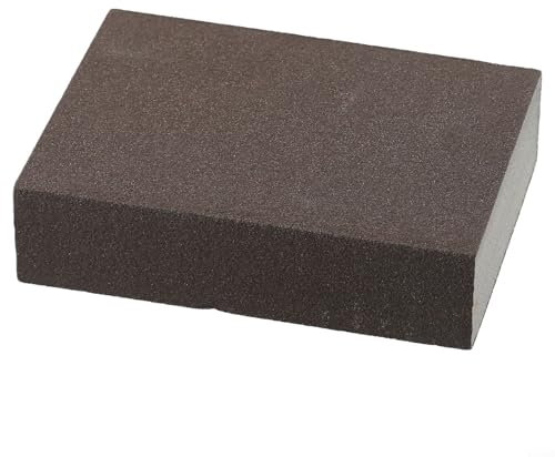 Bebykilemi Diamond Sponge Sanding Block, Hand Sander Polishing Blocks, Washable Reusable Wet Dry Sanding Foam, For Wood Metal Paint Drywall (60#)