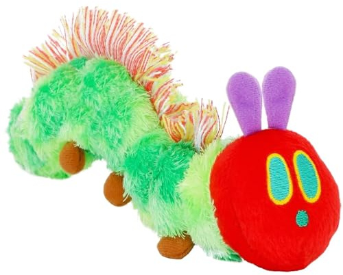 FZSGRRC Raupe Nimmersatt, Raupe Nimmersatt Kuscheltier, Kleine Raupe Nimmersatt, Design inspiriert von Geschichtsbüchern, geeignet für Zimmerdekoration, Umarmungen, Spiele und Schlafpartner