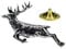 GTR A60 Springender Hirsch Englisches Zinn Anstecknadel XTSPBA60