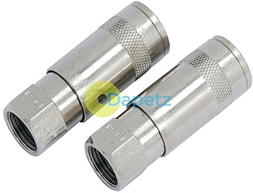 Dapetz ® Air Line Fitting Quick Release for PCL Vertex Compressor Air Hose 3/8 Female Thread 2PC