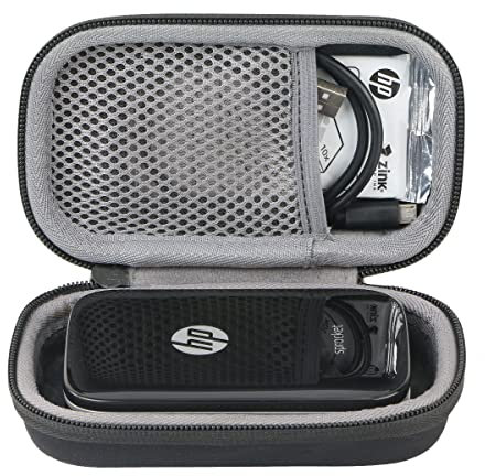 co2CREA Hart Reiseschutzhülle Etui Tasche für HP Sprocket Portable 2x3 Zoll Sofortbilddrucker,Nur hülle