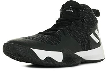 Adidas Explosive Flash, Herren Basketballschuhe, Schwarz (Negbas/Carbon/Ftwbla 000), 44 2/3 EU
