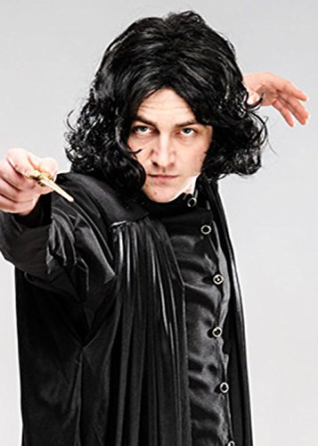 Adult Mens Professor Snape Style Black Wig