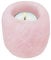 mookaitedecor Natural Rose Quartz Rough Stone Candle Tea light Holder Candlestick/Air Plant Holder,Jewellery Dish Healing Crystal for Home Garden Decoration