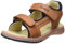 Kickers Garçon Unisex Kinder Platino Sandales Bout Ouvert, Marron (Camel 114), 27 EU