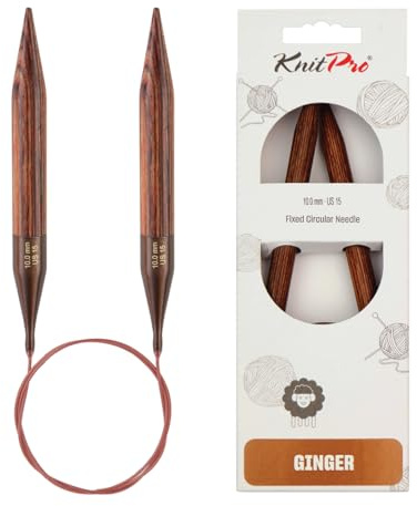 Ginger Fixed Circular Needles - 40cm x 10.00mm