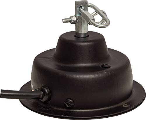 2 RPM Professional Mains Powered Mirror Ball Motor with Twin Hanging Points, Low Noise and Judder Free Motion for Mirror Balls Up to 4Kg