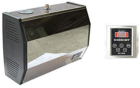 Hanchen Generatore di vapore da 4,5 kW per sauna bagno turco doccia 3,5 m³ con controller LCD digitale/temperatura regolabile 35-55 ℃/timer 10 min-8 h 220 V (4,5 KW / 220 V)