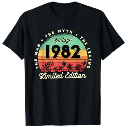 1982 Cadeau 40ème Anniversaire Vintage Edition Limitée T-Shirt