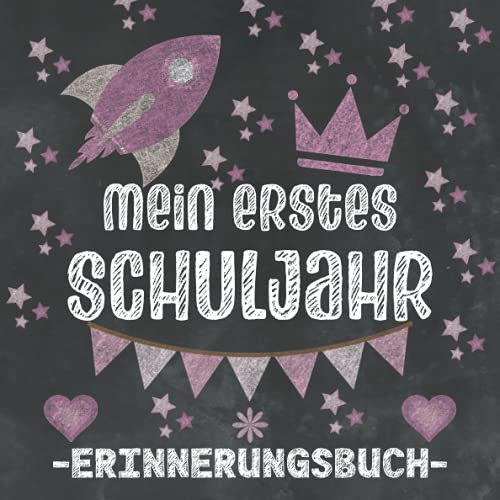 Mein 1. Schuljahr - Erinnerungsalbum: Erinnerungsbuch an die Schulzeit | Für Jungen und Mädchen | Einschulungsgeschenk