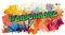 3D Graffiti Wandtattoo 97x53cm Streetart Wandsticker Jugendzimmer Kinderzimmer Wohnzimmer Deko Wandbild selbstklebend W008 (06 Painted Wall, Mit Wunschname)