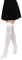 looksy calze alte da donna nere calze alte al ginocchio calze calde stivali lunghi opachi sopra il ginocchio alti 100 DEN, bianco, M-L