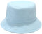 Malaxlx Damen Hellblau Fischerhut Bucket Hat Anglerhut Reversibel Fischerhüte Sonnenhut Sommerhut Faltbarer Draussenhut