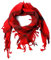 ROCK DADDY Estd 2000 ROCK HARD CLOTHING Halstuch Kopftuch Shemagh Palituch Taktischer Arabischer Arafat Schal Dreieckstuch Palästinenser PLO 100% Baumwolle (Schwarz/Rot)
