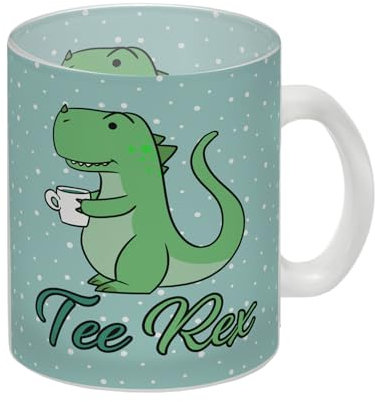 speecheese Tee Rex Glas Tasse mit Dinosaurier mit Tasse Motiv