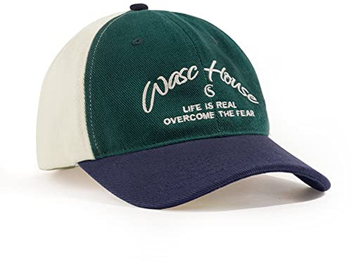 CLAPE Vintage Kappe Herren Damen Stickerei Freizeit Basecap Low Profile Baseball Cap Klassisch Retro Snapback Cap UV-Schutz Schildmütze