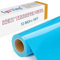 Lya Vinyl 15FT Heat Transfer Vinyl, Lake Blue Iron on Vinyl Roll for Cricut, Silhouette Cameo, Lake Blue HTV Vinyl for DIY Fabric, Clothes, Bags, and Other Textiles