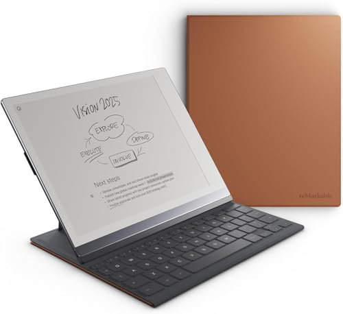 reMarkable 2 Type Folio - Brown | Keyboard for The 2 Paper Tablet | US English