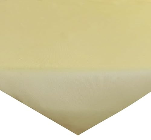 Tischdecke Mitteldecke Unterdecke Gartentischdecke 85 x 85 cm einfarbig abwaschbar fleckgeschützt strapazierfähig für den Innen- und Außenbereich (gelb)