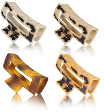 4Pcs Hair Claw Clips for Women and Girls, 4.1 Inches Extra Large