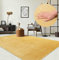 the carpet Relax kuscheliger Kurzflor Teppich, Anti-Rutsch Unterseite, Waschbar bis 30 Grad, Super Soft, Felloptik, Gold, 160 x 220 cm