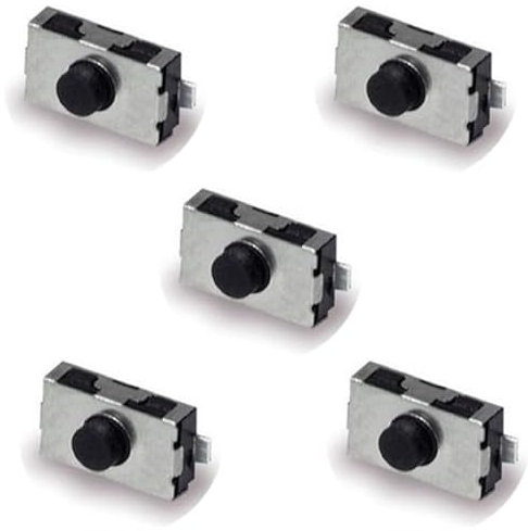 5 Connecteurs Micro Switch Bouton Poussoir Télécommande Plip pour Clé Peugeot 206