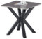 JANIN MINI Couchtisch quadratisch, Grau - Moderner Wohnzimmertisch mit Keramikplatte und Metallgestell - 55 x 55 x 55 cm (B/H/T)