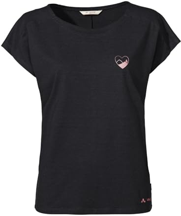 VAUDE Womens Neyland T-Shirt, 36/36 Damen, Black Uni