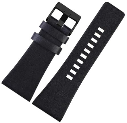 ROWCES Leder-Uhrenarmband, 22mm – 34mm, Uhrenarmband, Herrenuhr, Ersatzarmband, Uhrenzubehör, 34mm